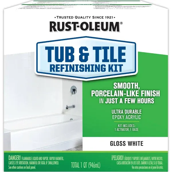 Rust-Oleum Tub and Tile Refinishing Kit - Gloss White