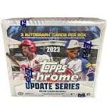 2023 Topps Chrome Update Series Baseball Hobby Jumbo Box