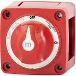 Blue Sea Systems M-Series Mini On-Off Battery Switch Red 6006