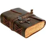 Leather Village Vintage Leather Bound Journal