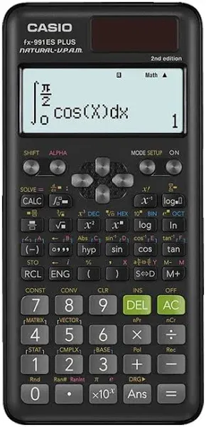 Casio fx-991ES Plus 2 Scientific Calculator with 417 Functions and Displays