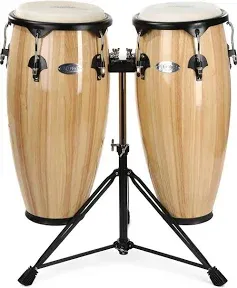 Toca Synergy Series Wood Conga Set with Stand