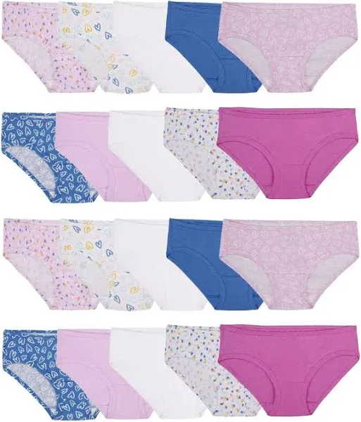 Fruit of the Loom Girls' Cotton Hipster Underwear