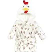 Hudson Baby Unisex Baby Plush Animal Face Bathrobe