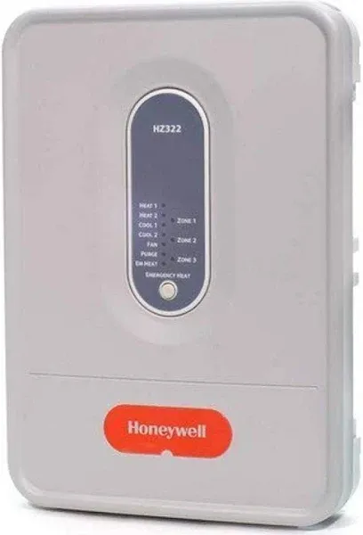 Honeywell HZ322 - TrueZone™ Panel for Conventional and Heat Pump Up TO 3 zones