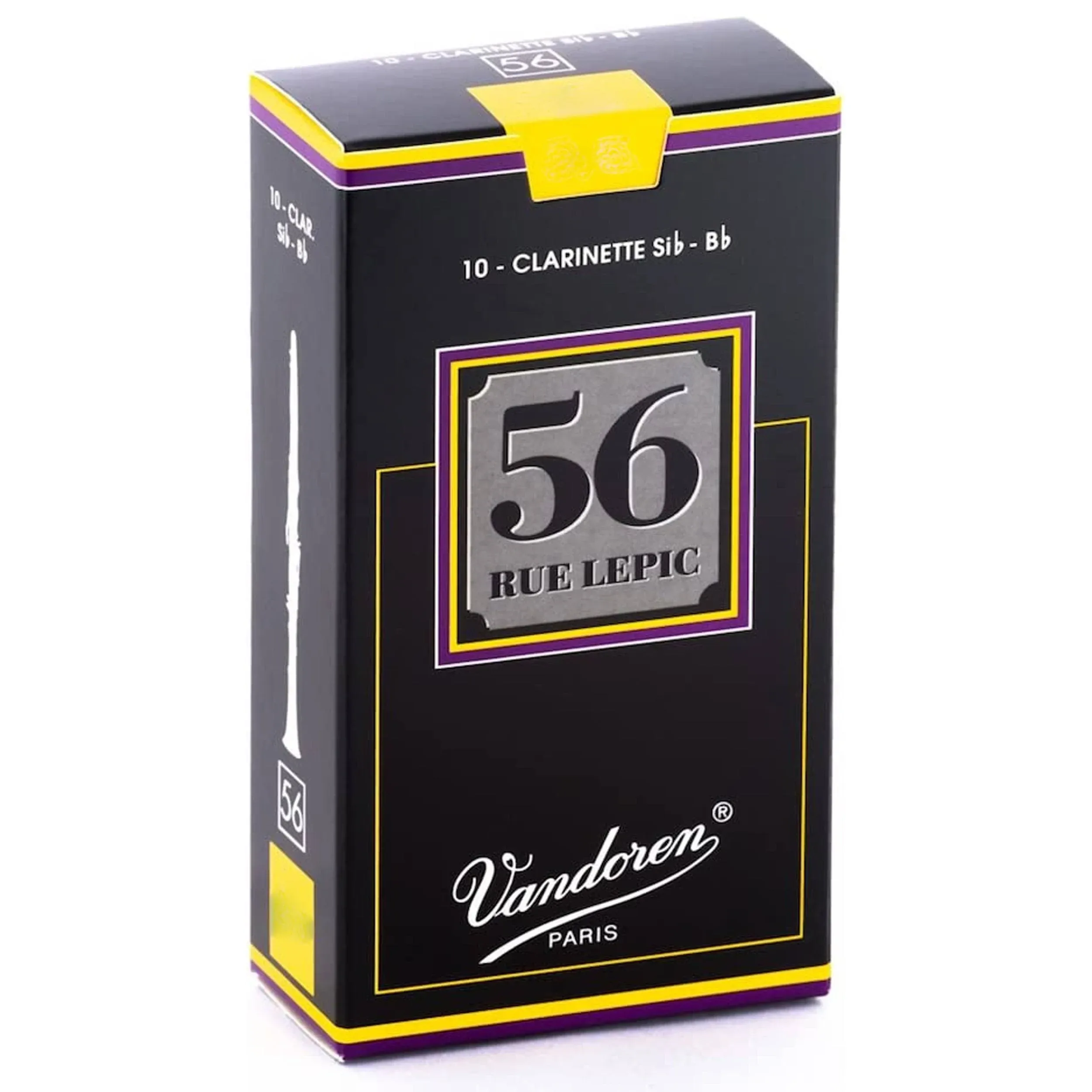 Vandoren 56 Rue Lepic Bb Clarinet Reeds Strength 4 Box of 10