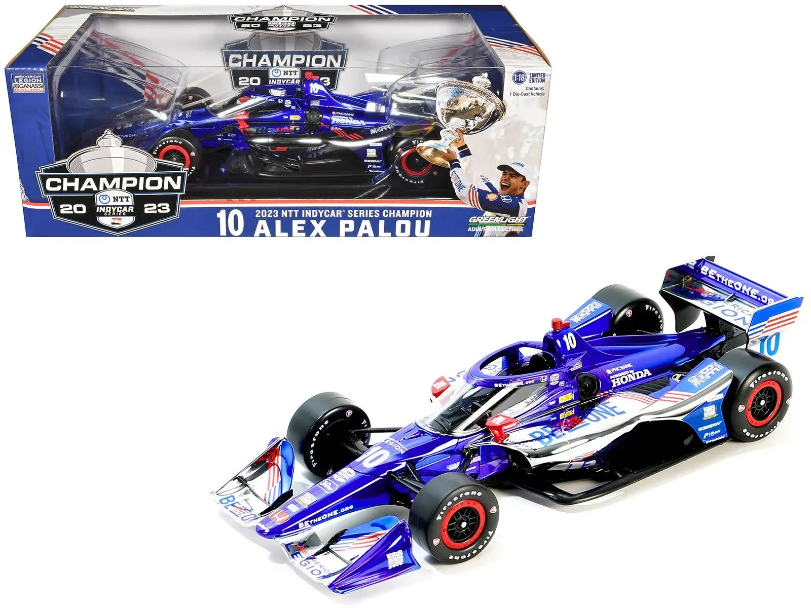 Dallara IndyCar #10 Alex Palou American Legion Chip Ganassi Racing (Road Course ...