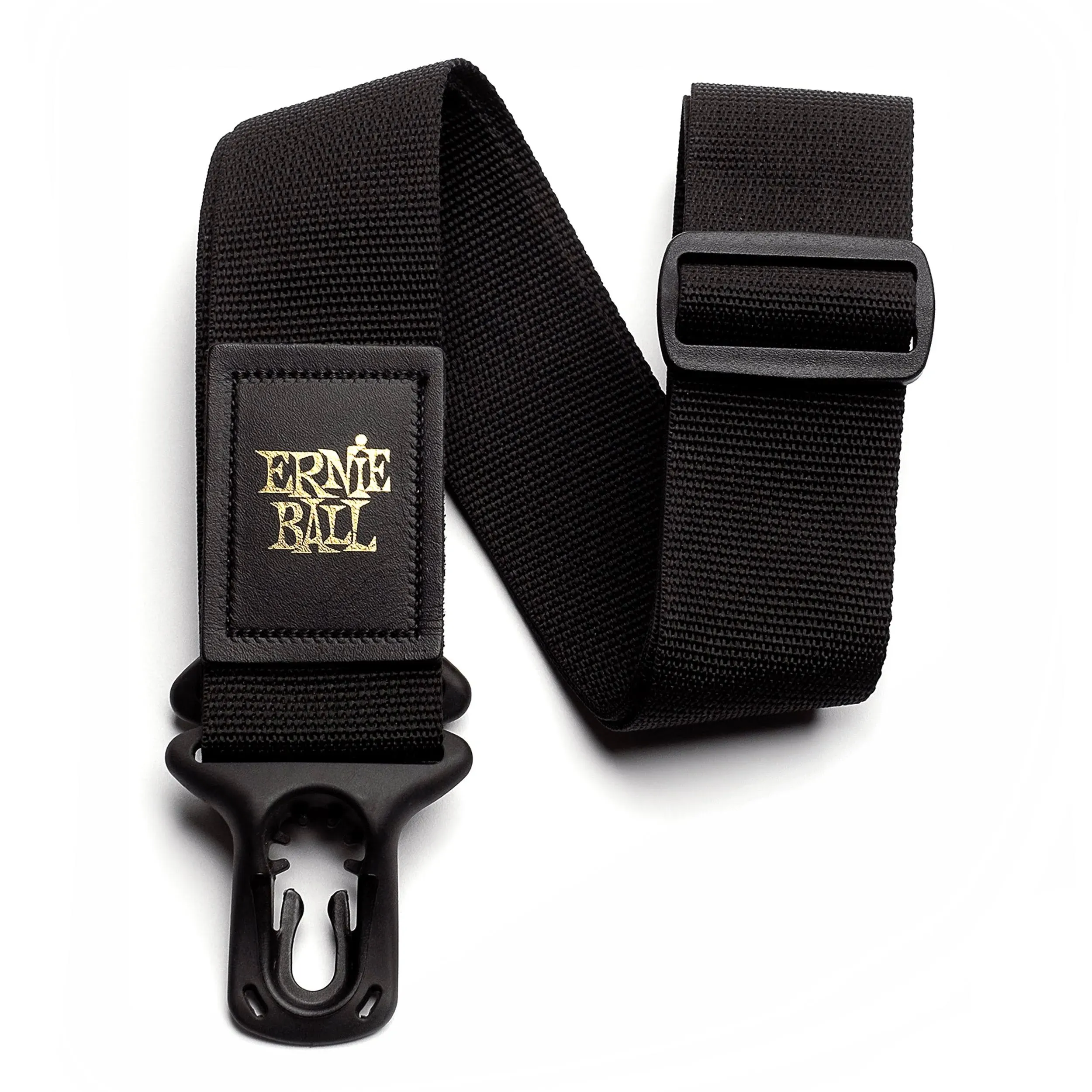 Ernie Ball 2" Polylock Guitar Strap, Black