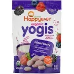 Happy Baby: Organic Yogis Yogurt & Fruit Snacks Mixed Berry, 1 oz