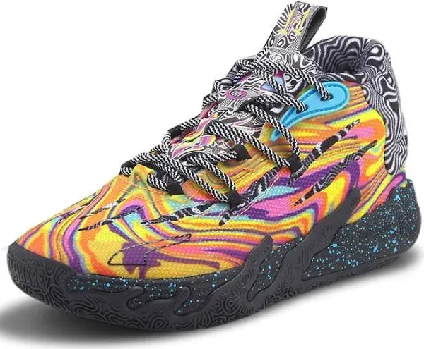 Puma Mb.03 X Dexter&#039;s Lab Basketball  Toddler Girls Multi Sneakers Athletic Shoe