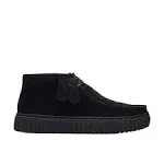 Clarks Torhill Hi Suede Boots In Black Standard Fit Size 8