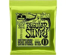 Ernie Ball P03221 Regular Slinky 3 Pack