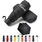 GAOYAING Compact Travel Umbrella with Case Sun&amp;Rain Lightweight Small and Com...