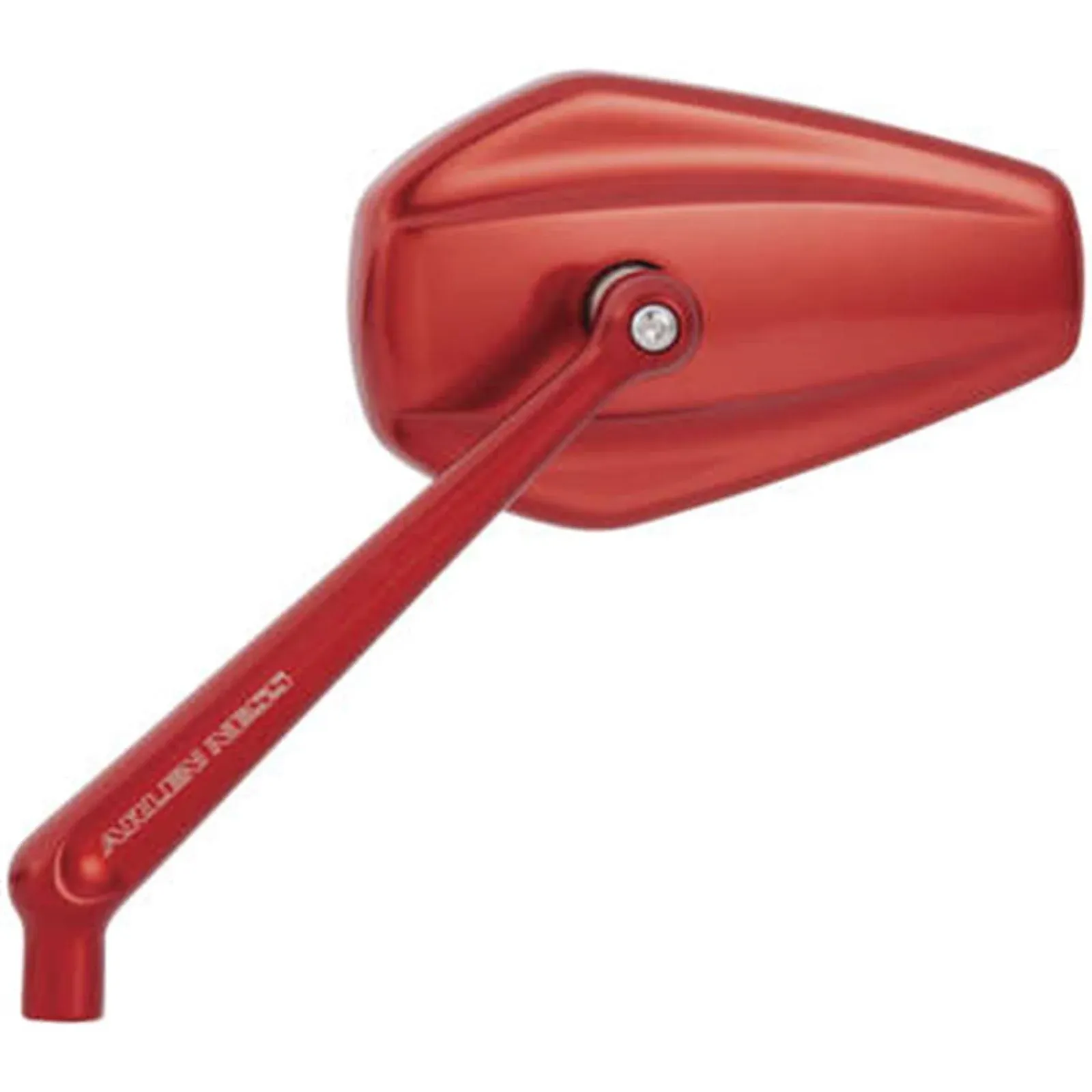 Arlen Ness Mini Stocker Left Mirror - Red 13-152