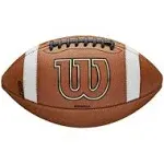 Wilson GST Leather Game Football