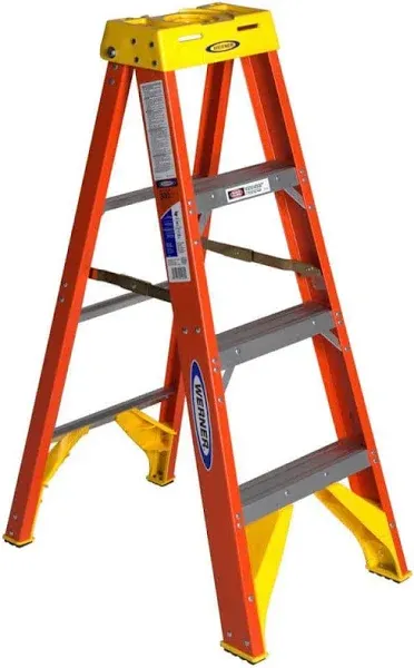 Werner 6204 4 ft Type IA Fiberglass Step Ladder