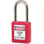 Master Lock Red Safety Padlock