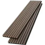 AEVDOY Wood Wall Panels, 2-Pack 94.5" x 12.6" Soundproof Wall Panels, Wood Slat Wall Panels for Wall Decor, Walnut