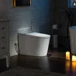 Auto Open/Close Tankless Smart Bidet Toilet with Auto Flush, Foot Sensor Function, Heated Seat,Dryer Woodbridge