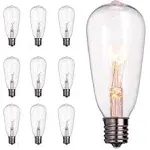 Zmleve 10-Pack Edison Light Bulbs