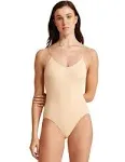 Capezio Camisole Leotard with Clear Transition Straps - Nude