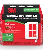 3M Outdoor 2 Window Insulator Kit