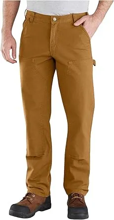 Carhartt Men's Rugged Flex Relaxed Fit Duck Double-Front Utility Work Pant - Moss Green