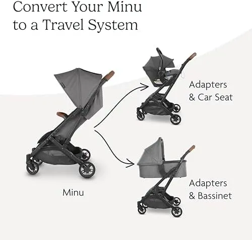  Adapter for Minu and Minu V2 Strollers/Comp<wbr/>atible Aria,Mesa,Bass<wbr/>inet Adapter