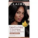 Clairol Permanent Hair Color Textures & Tones 1B Silken Black | CVS