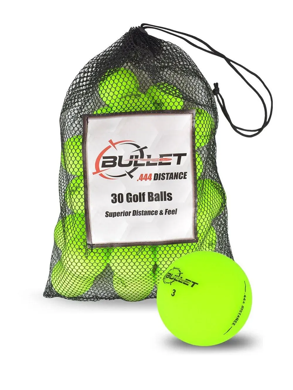 Bullet .444 Distance Golf Balls [30-Ball]