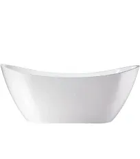 Ophelia 71' X 32'' Freestanding Soaking Acrylic Bathtub Vanity Art