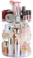 CQ 360 Degree Rotating Makeup Organizer