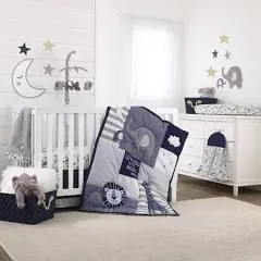 NoJo Love You To The Moon 4-Piece Crib Bedding Set