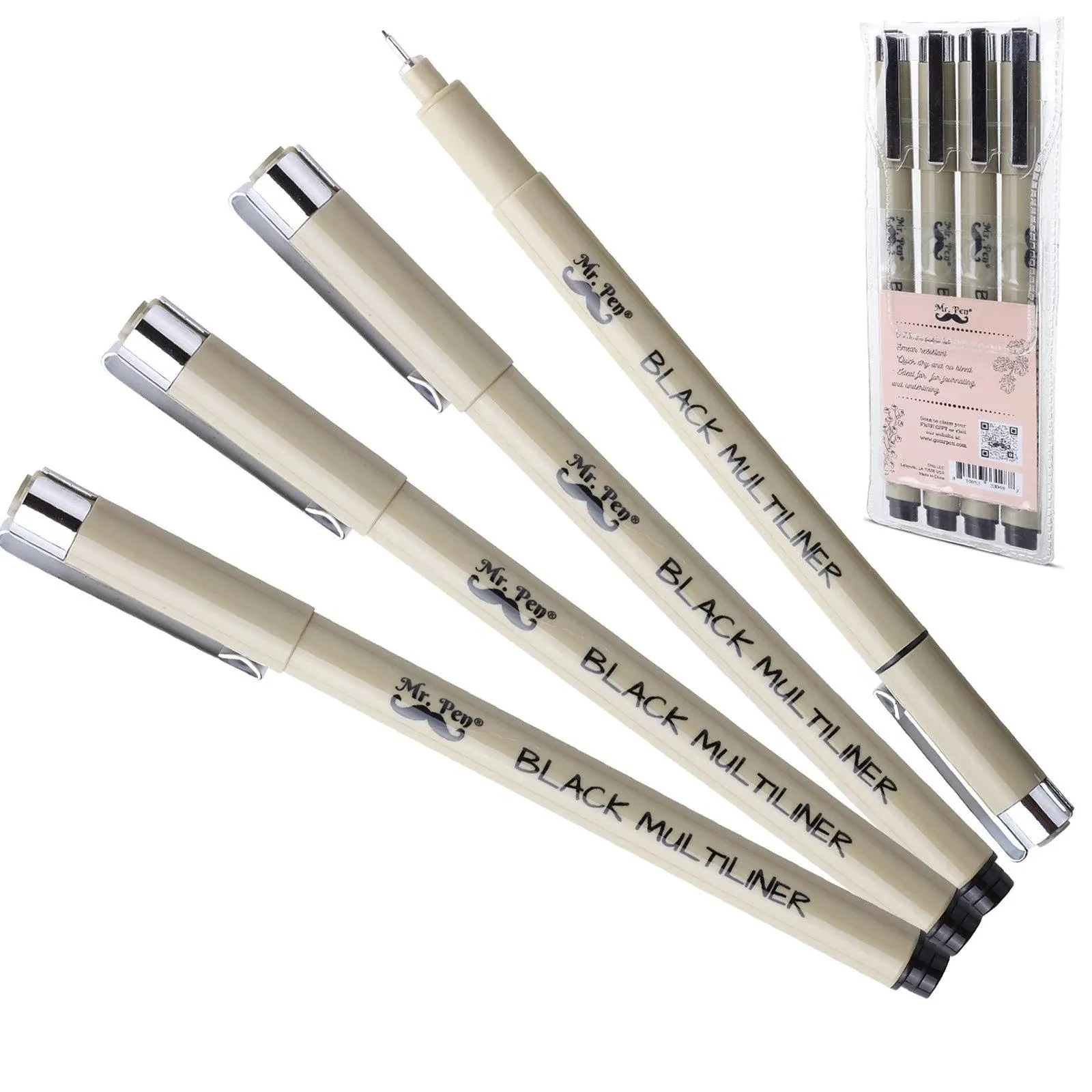 mr. pen multiliner lot of 2ea for journalizing & underlining .25mm w/ decal 810053330487 on eBid United States | 221728508