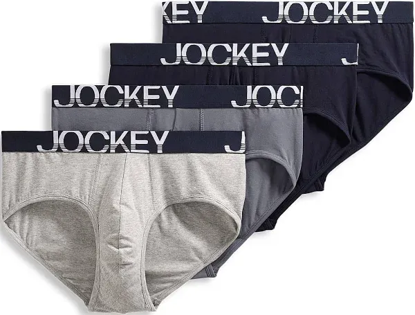 Jockey Men's 4-Pack ActiveStretch Briefs