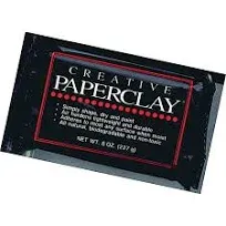 Creative Paperclay 8oz-White, 8 oz