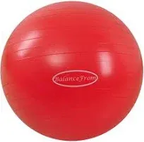 BalanceFrom Anti-Burst and Slip Resistant Exercise Ball Yoga Fitness Ball G1