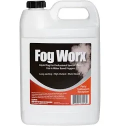 Fogworx Fog Juice - 1 Gallon of Organic Fog Fluid (128 Oz) - Medium Density, Hi