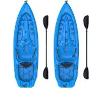 Lifetime® 90112 - Lotus™ 8&#039; Solo Blue Solid Kayak