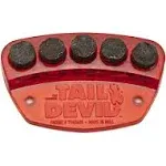 Tail Devil Red Skateboard Spark Plate