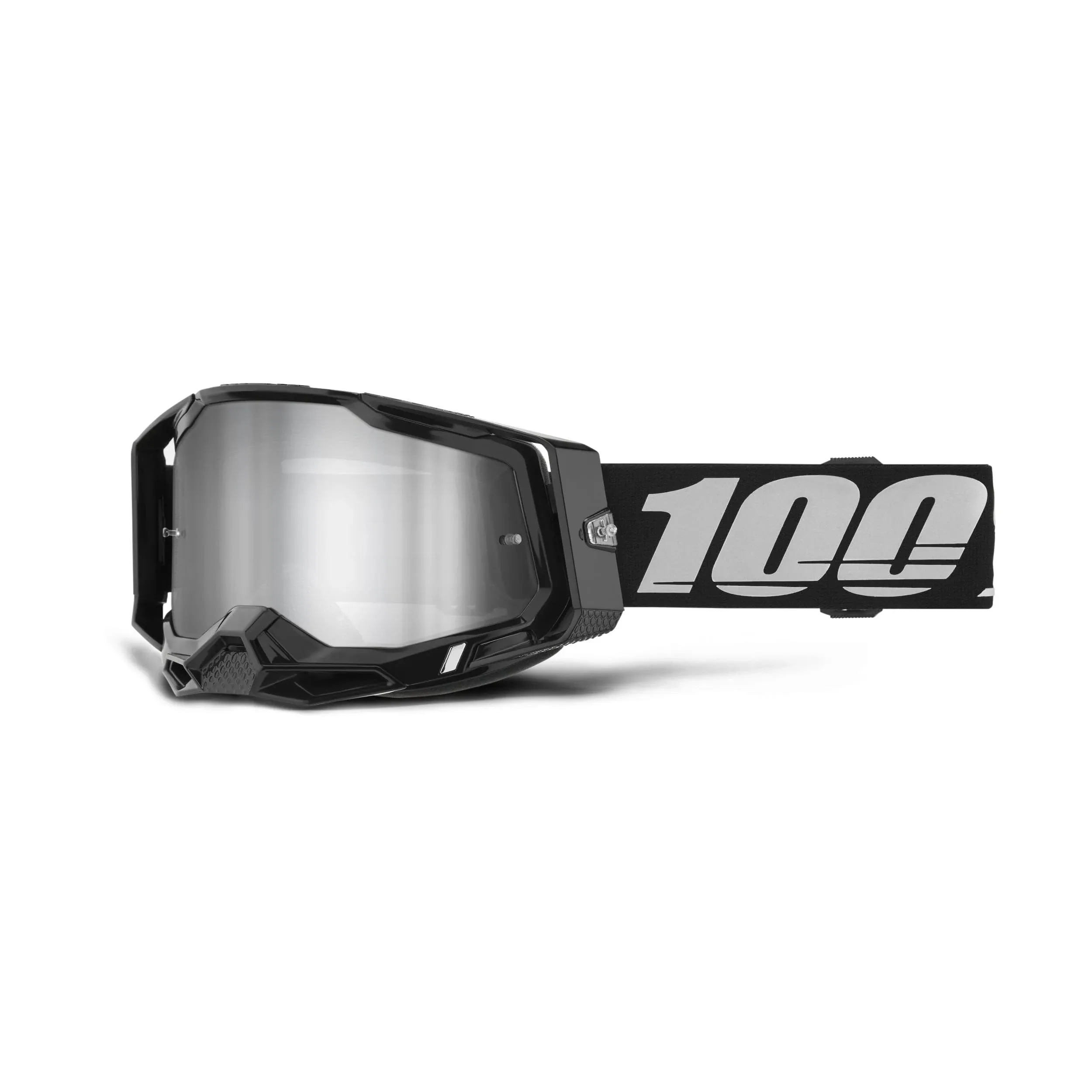 100 Percent Racecraft 2 Black, Goggles Mirrored