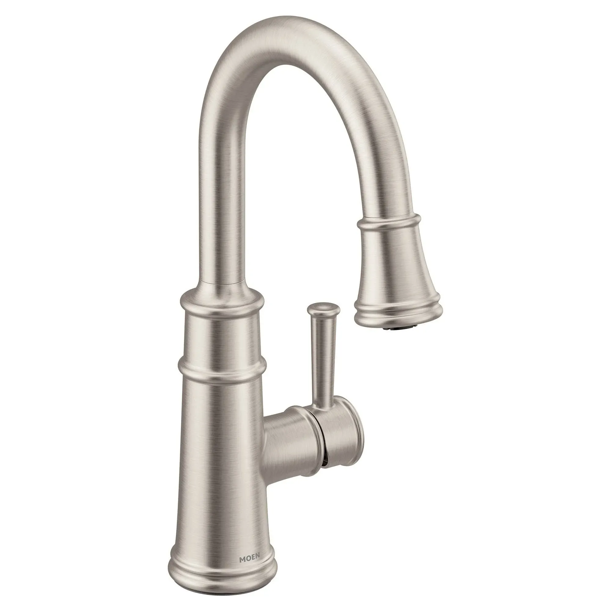 Moen 6260SRS Belfield One-Handle Pulldown Bar Faucet in Spot Resist Stainless