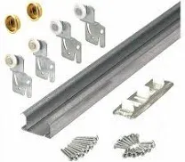 PRIME-LINE 161791 Bi-Pass Closet Track Kit,48 in.L 45UZ23