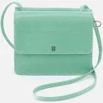 Hobo Jill Wallet Crossbody Polished Leather Seaglass