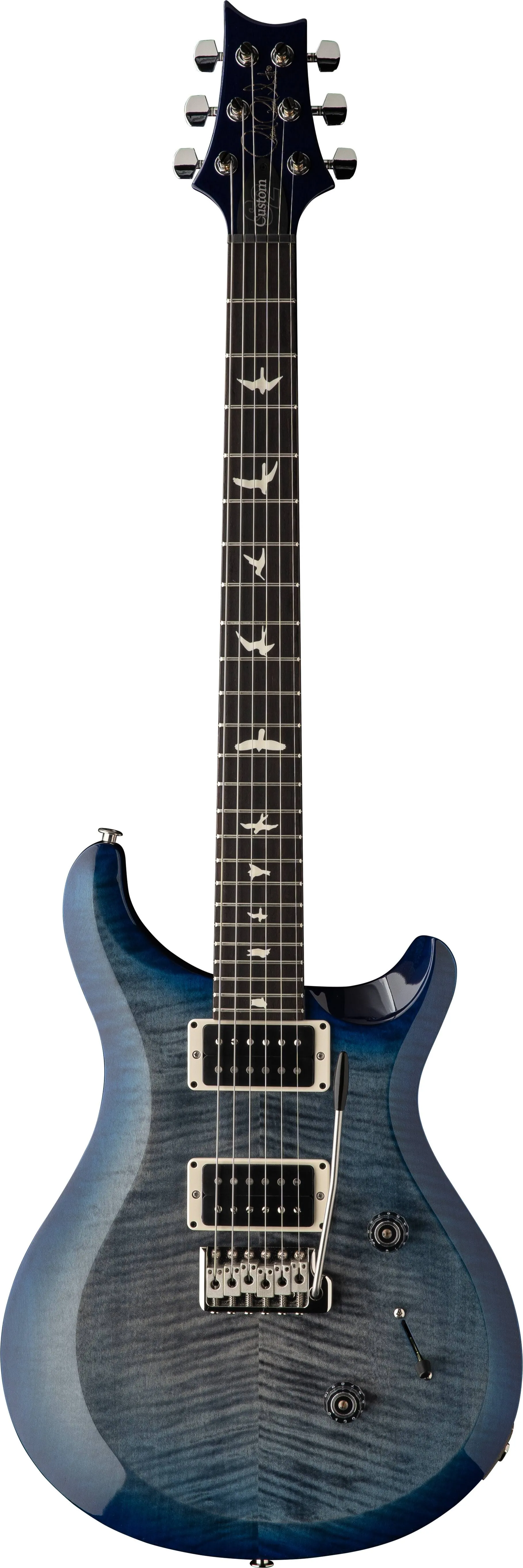 PRS S2 Custom 24 Electric Guitar - Faded Gray Black Blue Burst