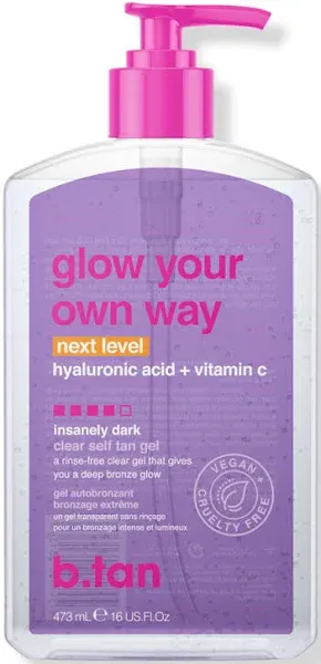 B. Tan Glow Your Own Way Next Level Self Tan Gel