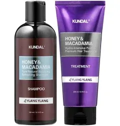 KUNDAL Natural Hair Shampoo and Conditioner Set Ylang Ylang