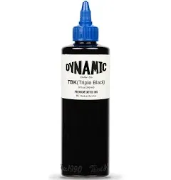 Dynamic Tattoo Ink Triple Black - 8 oz. Bottle