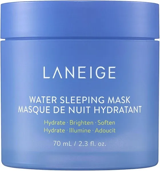 LANEIGE Water Sleeping Mask: Korean Overnight Mask, Squalane, Probiotic-Deri<wbr/>ved 