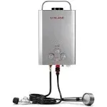 Tankless Water Heater,  Outdoors BE158S 1.58GPM 6L Portable Gas Water Heater, Pr